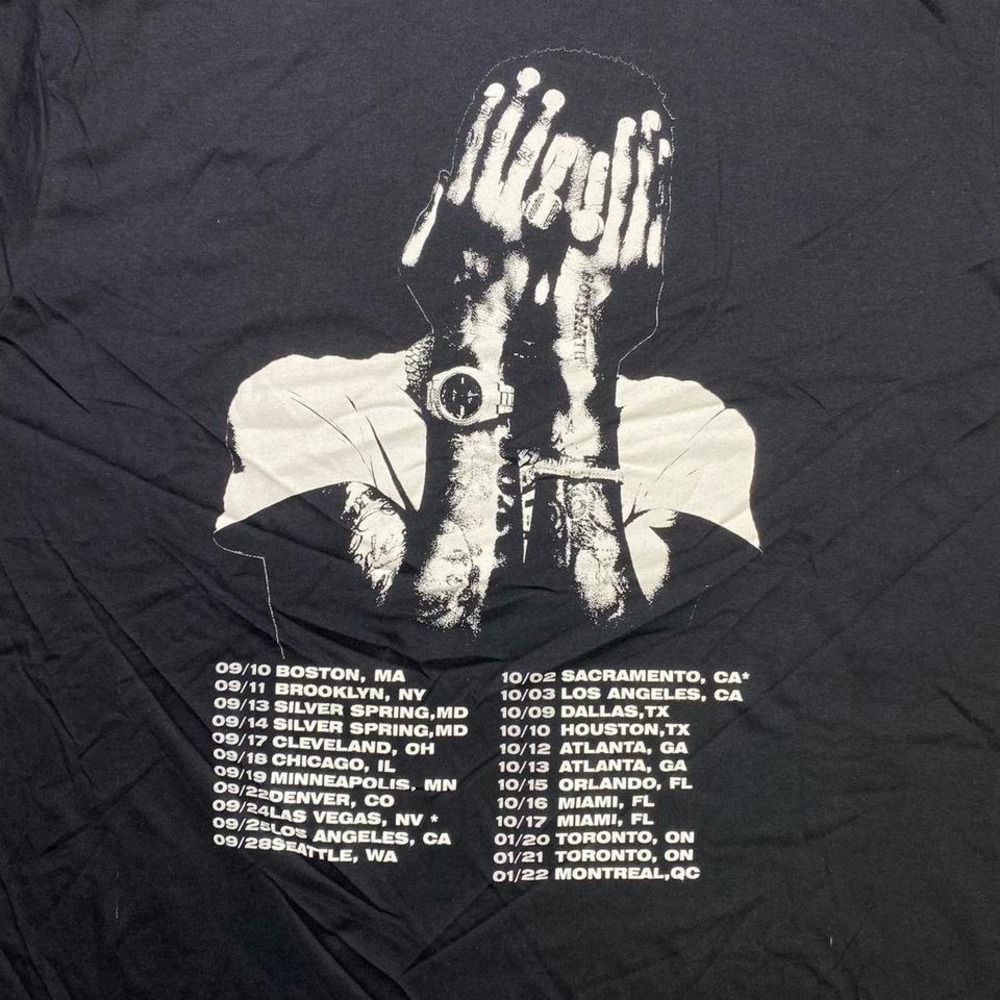 Wizkid VIP tour concert shirt - 2021-2022 Made in Lagos‎ tour XXL
